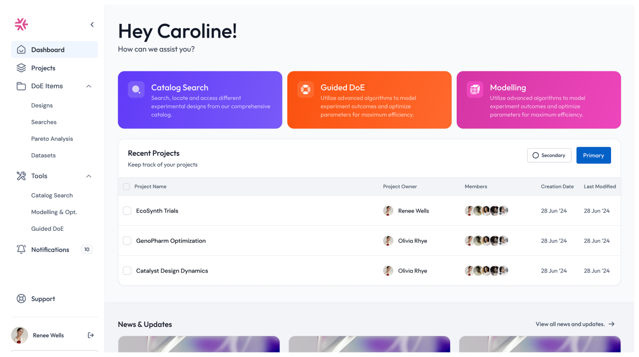 Diseño de experimentos de Minitab Effex